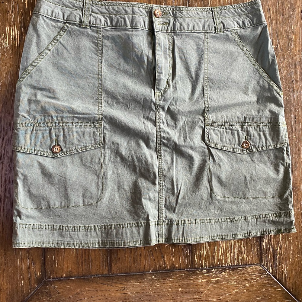 Woolrich Olive Mini Skirt